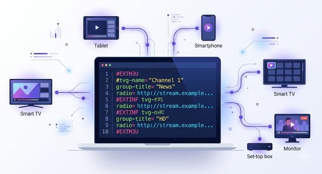 M3U IPTV URL — tout comprendre sur le format M3U en IPTV